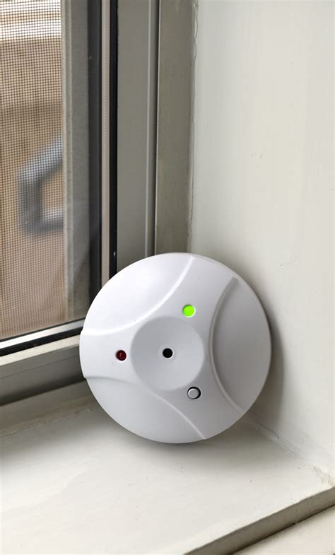 Acoustic glass break detectors detect the acoustic frequencies of breaking glass and can be placed centrally in a room to monitor multiple windows at once. DIY Home Security System: Iris By Lowe's