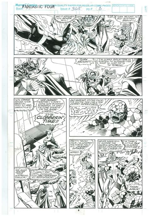 1/23/1976 in long branch, nj. Fantastic Four #365 Page 8 by Paul Ryan, in Jason Versaggi ...