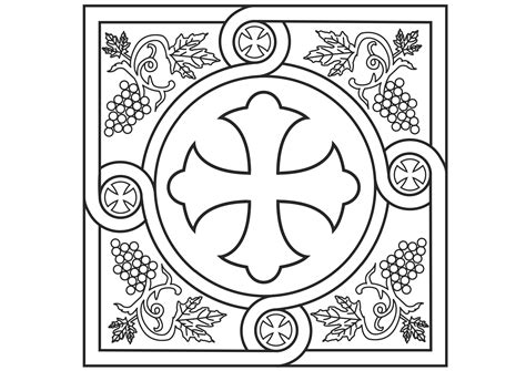 Cartoon coloring pages for kids. A prayer for all, the Absolution of the Midnight Prayer ...