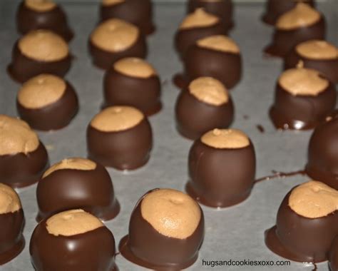 See more ideas about truffles, candy recipes, truffle recipe. Buck Eye Truffle / Ohio Buckeye Candy Trail - Peanut butter cheesecake truffles are delicious ...