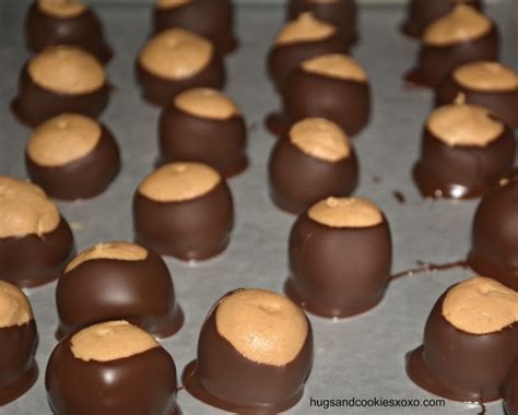 My truffles typically come with rum, or other alcohol of your choice. Buck Eye Truffle - Chubby Hubby Buckeye Truffles Recipe ...