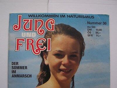 &JUNG UND FREI& no 36 vintage GERMAN 1990 magazine H&E naturist £58.00 ...