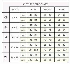 Clothing Size Chart Canadian Women 39 S Clothes Measuring Guide Econica