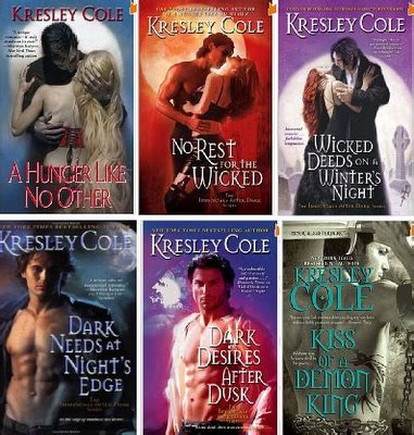 Was looking for a new series to read while waiting for my favorite authors to write new books. Immortals After Dark Series by Kresley Cole... This only ...