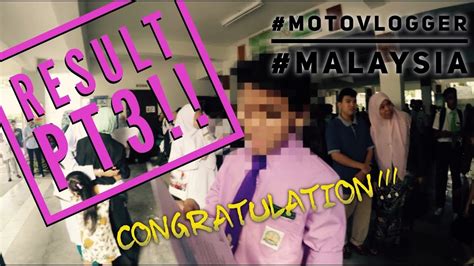 Muet result <jarak> nombor kad pengenalan baru. #8 Result PT3 2017 | Belanja Junior | Motovlog Malaysia ...