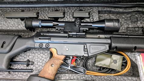 This rifle is said to have been developed in response to the munich massacre at the 1972 summer olympics. WTS: Heckler & Koch PSG1 308win HK PSG-1 H&K SPF - Semi-Auto Market Board - Sturmgewehr.com Forums