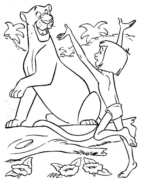 Kostenlose ausmalbilder in einer vielzahl von themenbereichen, zum ausdrucken und anmalen. Junglebook Coloring Pages