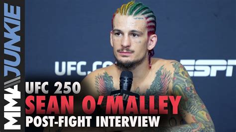 Get up to 50% off for a limited time on xbox one and psfour. UFC 250: Sean O'Malley full post fight interview - YouTube