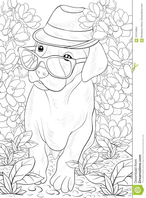 We did not find results for: Adult Coloring Page A Cute Little Dog With Glasses And Hat ...