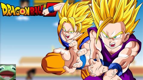 Dragon ball z devolution allows players to jump back into the awesome dragon ball z universe and engage in some awesome battles. Goku And Gohan - Dragon Ball Z Devolution - YouTube