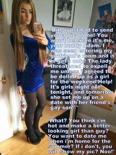 Mature couple and teen have fun. Crossdressing Captions