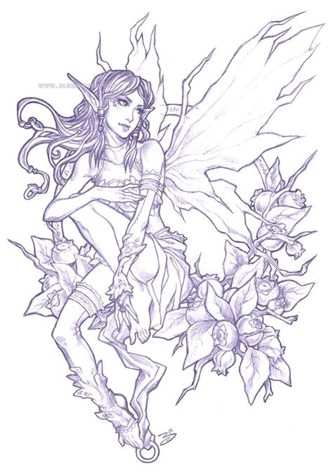 Drawing and coloring have always been favorite pastimes for kids. Pencil - Blueberry Fairy by bluessence on DeviantArt in ...