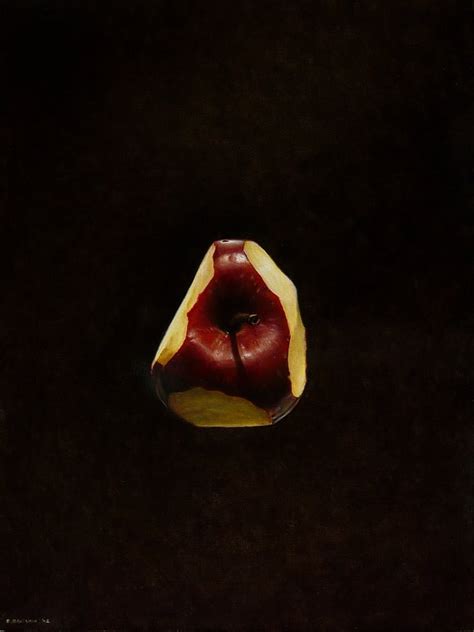 Red fruit, green leaf, branch isolated on white background. Emanuele Dascanio's Hyper Realistic Fruit Drawings - FREEYORK