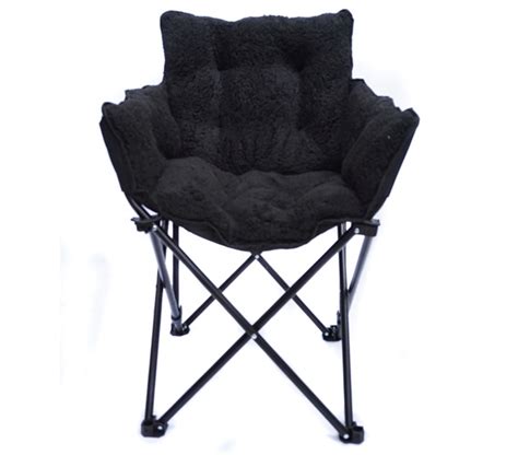 Style wise the chair will fade into your dorm with the cool and light grey. College Cushion Chair - Ultra Plush Black