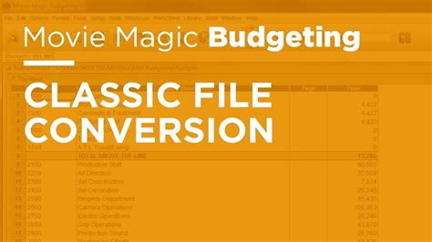 Movie magic budgeting has really great features with functionality such as automatically adding fringes and allowing the user to apply for tax credits. Legacy Movie Magic Budgeting - Classic File Conversion ...