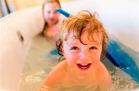 A common recommendation is 2 inches (about 5 centimeters) of. This is how often your child should have a bath (even if ...