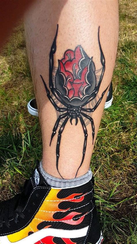 Maybe you would like to learn more about one of these? Black widow by Dukes at Salt City Tattoo in SLC, UT ...