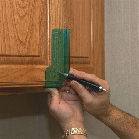 For lower cabinets, place them in the upper corners. Cabinet Door Handle Template - Home Furniture Design