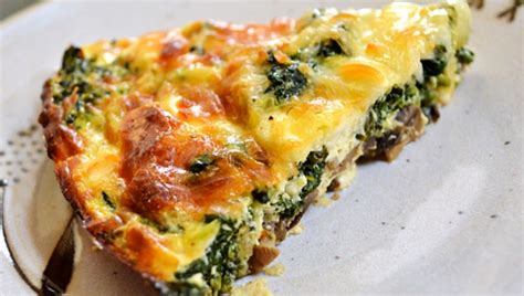 This will take anywhere between 45 minutes to an hour depending on your oven. Crustless Spinach, Onion and Feta Quiche | 101Recipes