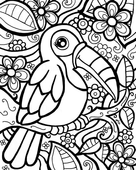 Maybe you would like to learn more about one of these? Pin by Elisabeth Quisenberry on Coloring: Birds | Toucan ...