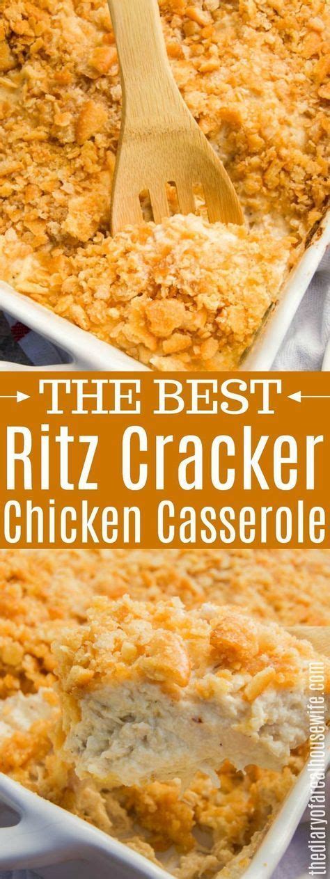 Cheap & easy chicken casserole. This Ritz Cracker Chicken Casserole has become a family ...