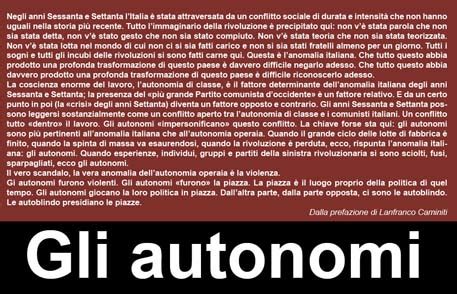 It took an important role in the autonomist movement in the 1970s, aside earlier organisations such as potere. 7 aprile 1979 .Il teorema Calogero scatena la caccia all ...