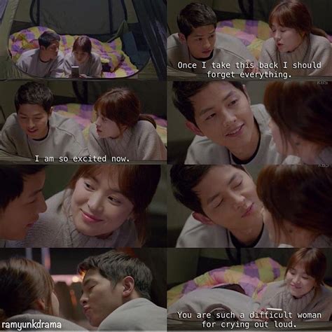 Korean drama with a sad/bittersweet ending: Happy ending Descendants Of The Sun , they meet again ...