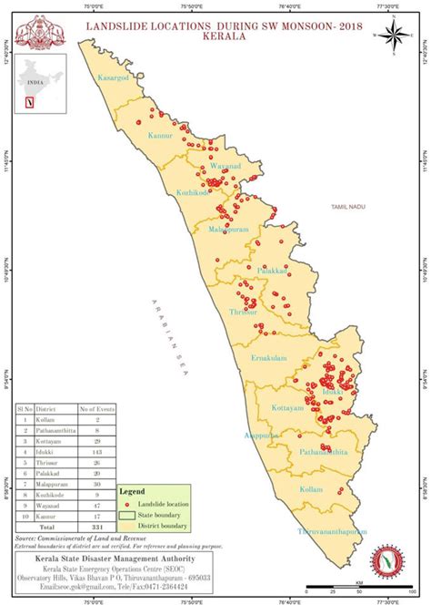 Review your property's flood map to better understand your. 2 Landslides due to Kerala flood 2018 (Source: Government of Kerala 2018) | Download Scientific ...