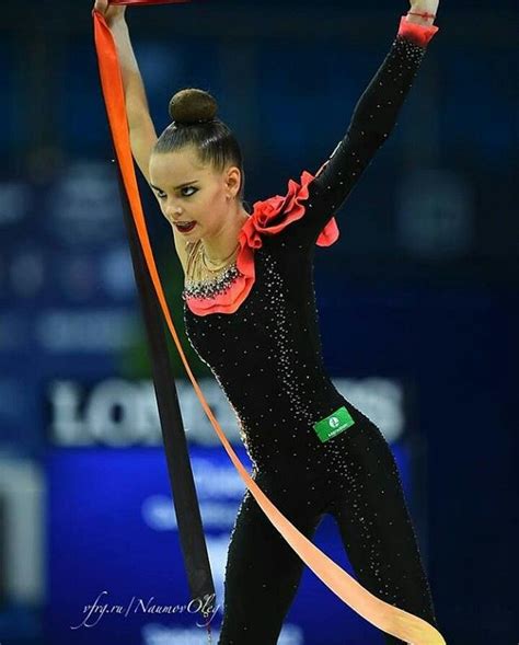 Since 2001, cop allows leotards with or without skirts and unitards (since 1993). Dina Averina 2017 ribbon | Rhythmic gymnastics, Gymnastics ...