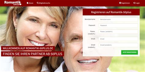 Many thanks to all who are signing up. Romantik-50plus.de im Test September 2020 - Meinungen und ...