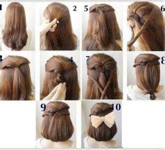 Rambut panjang, cara mengikat rambut anak, cara mengikat rambut pendek ala korea, cara cara membuat ikat rambut mudah dan simple dari kain perca atau bisa juga kain apa saja yang. 42 Cara Mengikat Rambut Panjang Yang Simple dan Sederhana ...