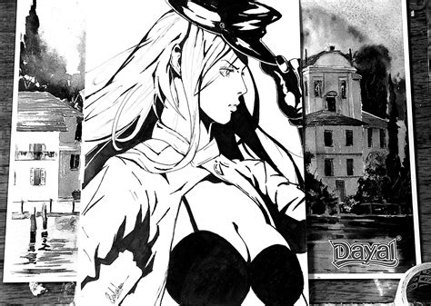 Drawing Bishamon From Noragami! Timelapse | 🌄 Anime School ...