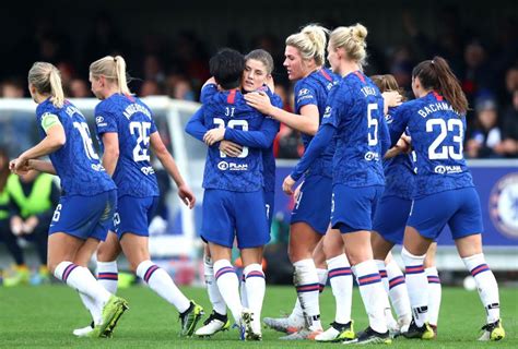 Chelsea football club women, london, united kingdom. Chelsea declared Women's Super League champions, Aston ...