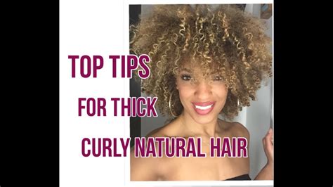 With this super easy hair hacks. Top Tips for Thick Curly Natural Hair | NiaKnowsHair - YouTube