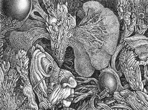 The standard pen tool lets you draw straight segments and curves with great precision. Joe MacGown's Art Blog: Surreal- Pen drawings