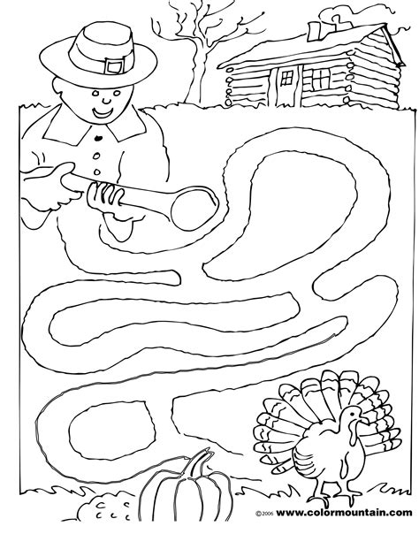 These tractor coloring pages printable will surely provide your boy with the sense of adventure he desires while also a big list of funny corn puns. Thanksgiving Coloring Maze - Create A Printout Or Activity