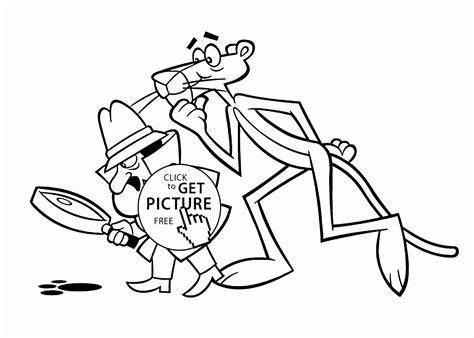 Pink panther coloring page from pink panther category. Pink Panther And Pals Coloring Pages - Worksheetpedia