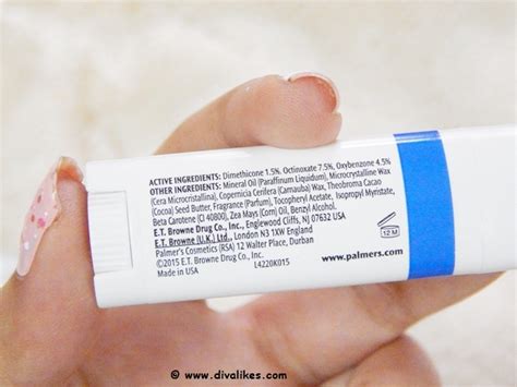 One of the only lip care that seems to work during the harsh winters and cold weather. Palmer's Cocoa Butter Formula Lip Balm SPF 15 Review ...