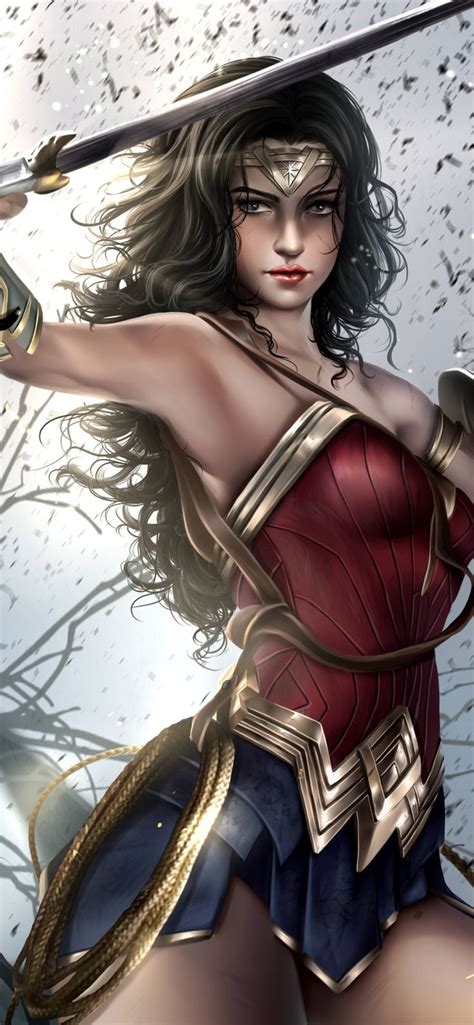 Tons of awesome wonder woman wallpapers to download for free. 1125x2436 Wonder Woman 4k Digital Artwork Iphone XS,Iphone ...