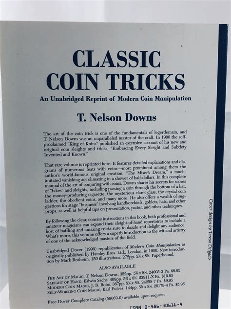 But we don't recommend you to do this stuff. Classic Coin Tricks by T. Downs - Magic Methods