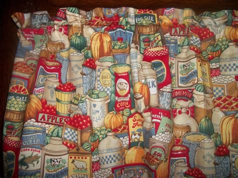 We did not find results for: Farmers Market Apples Cow country kitchen fabric window ...