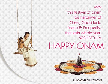 Celebrate the harvest festival with happy onam greetings and images. Happy Onam Graphic For Myspace | Happy onam wishes, Happy ...