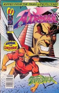 This article specifically focuses on malibu's history in relation to marvel comics, namely those subjects related to the ultraverse and the genesis universe. Airman (comics) - Wikipedia