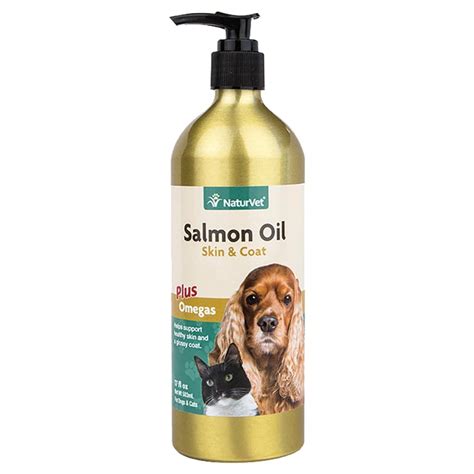 Salmon oil for dogs can be a beneficial way to help your puppies and full grown dogs to stay healthy and active. Naturvet Salmon Oil 17 oz | Ryan's Pet Supplies