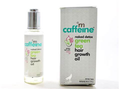 It helps increase hair growth and decrease hairfall. MCaffeine Naked Detox Green Tea With Onion Oil Hair Growth ...