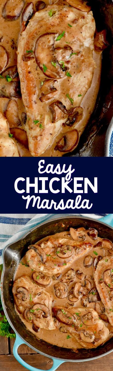Often served as a secondo, most italian restaurants in the u.s. This Easy Chicken Marsala recipe is the best 30 minute ...