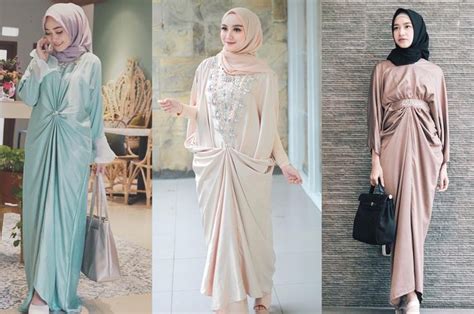 30 model baju kondangan muslim 2020 kekinian banget model maxi dress memiliki desain baju yang modern dan fashionable pilihan baju kondangan muslim model maxi ini sudah banyak tersedia dalam berbagai jenis bahan pembuatan seperti bahan satin bahan sifon dan bahan lace model dress. Model Baju Kondangan Bahan Satin : Model Kebaya Seragam ...