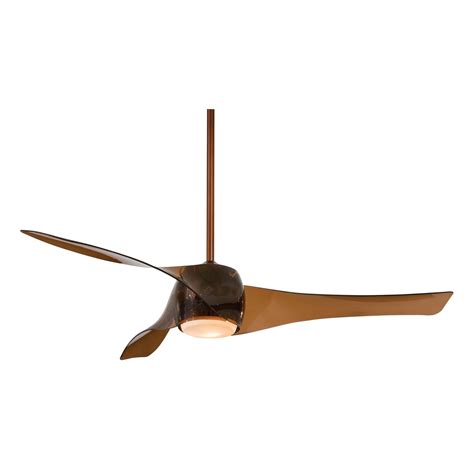 52 casa contessa copper bronze teak blades ceiling fan. Minka Aire F803 58-in George Kovacs® Artemis™ Ceiling Fan ...