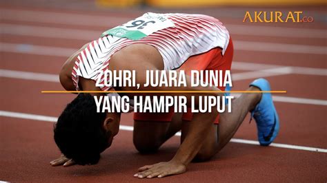 Kemenangan zohri mencetak sejarah baru bagi dunia atletik indonesia. Zohri, Juara Dunia Yang Hampir Luput - YouTube