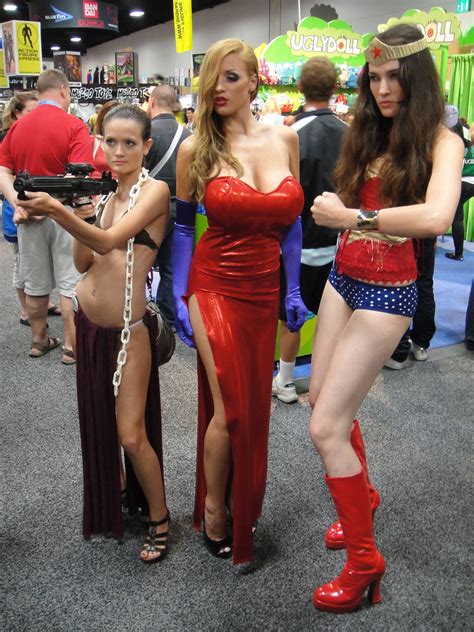 That means people are rocking their best professional and homemade costumes and makeup for the from marvel superheroes to game of thrones, this year's cosplayers do not disappoint. San Diego Comic-Con 2011 - Slave Leia, Jessica Rabbit, Won ...